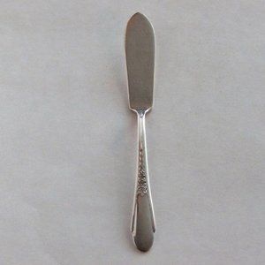 1940's Rogers Gardenia Vintage Silverplate Butter Knife Cottagecore Cutlery